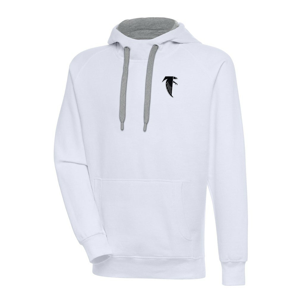 Atlanta Falcons Adult Throwback Logo Victory Pullover Hoodie White