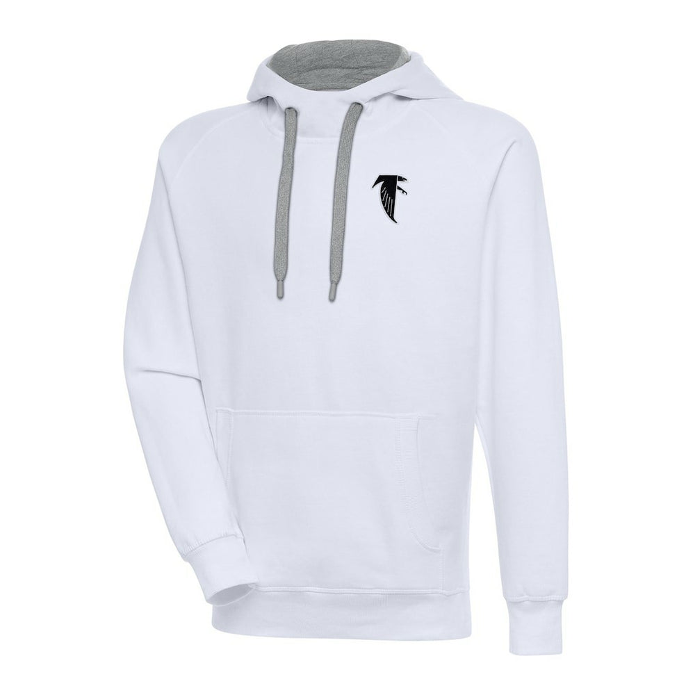Atlanta Falcons Adult Throwback Logo Victory Pullover Hoodie White