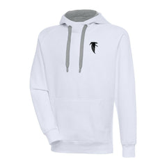 Atlanta Falcons Adult Throwback Logo Victory Pullover Hoodie White