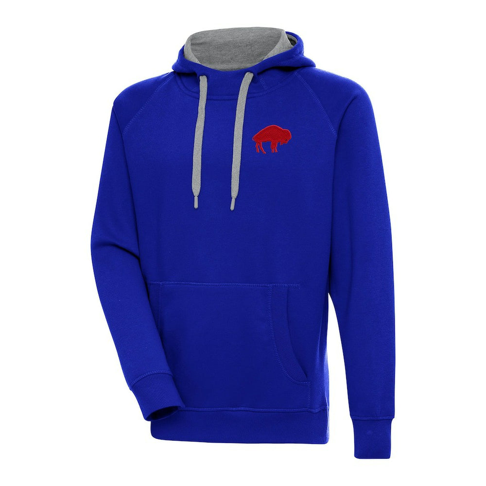 Buffalo Bills Adult Throwback Logo Victory Pullover Hoodie Royal