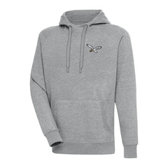 Philadelphia Eagles Adult Throwback Logo Victory Pullover Hoodie Heather Gray
