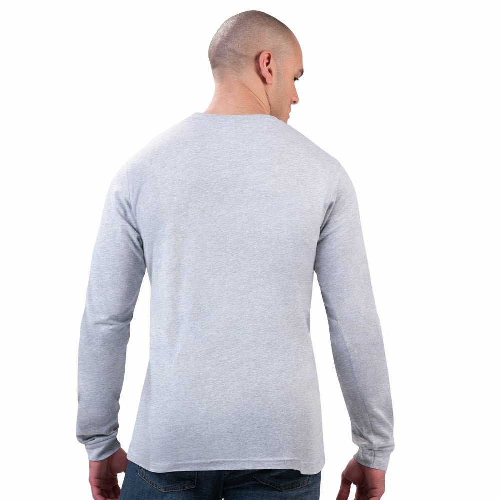 Detroit Lions Starter Logo Graphic Long Sleeve T-Shirt Gray