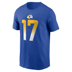 Puka Nacua Los Angeles Rams Player Name & Number T-Shirt Royal
