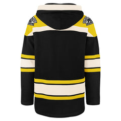 NHL Boston Bruins '47 Big & Tall Superior Lacer Pullover Hoodie - Black