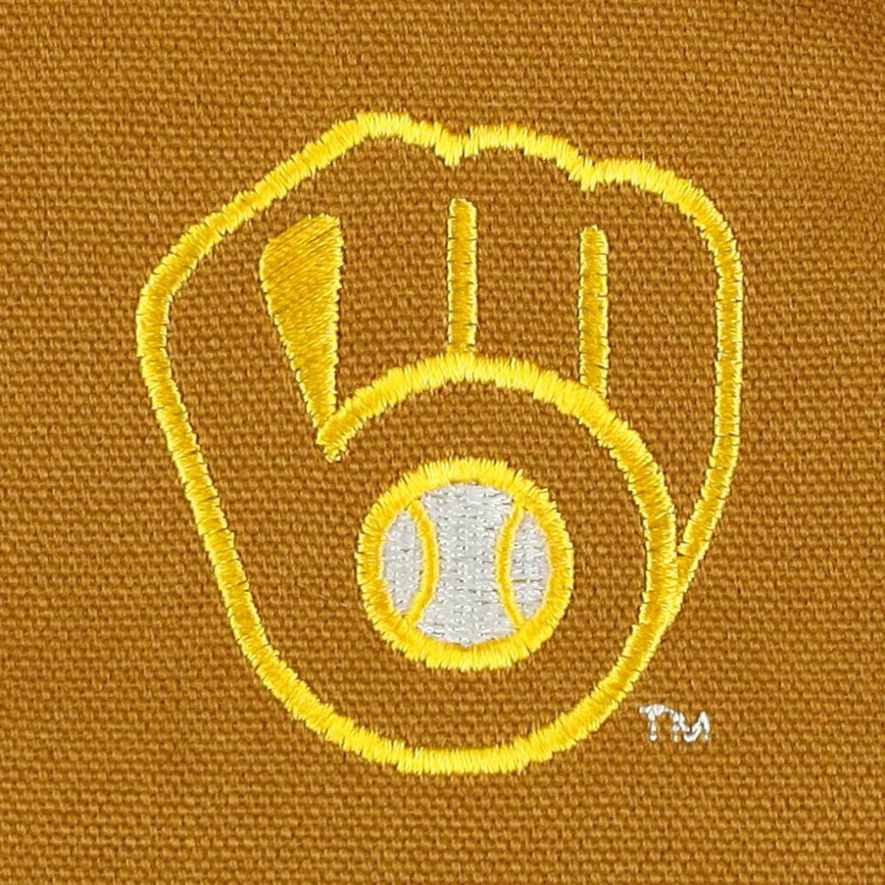 Milwaukee Brewers Dunbrooke Dakota Work Full-Zip Hoodie Jacket - Brown Jackets