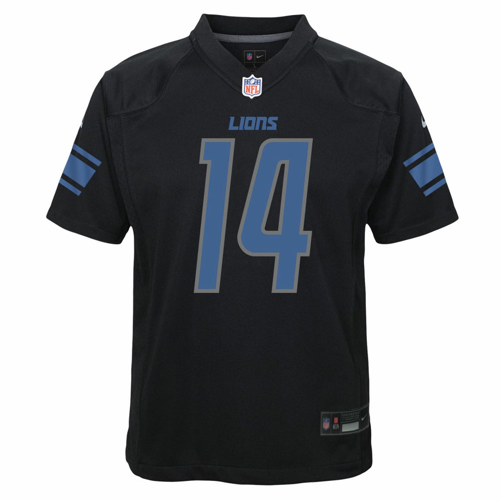 Amon-Ra St. Brown Detroit Lions Youth Game Jersey Black