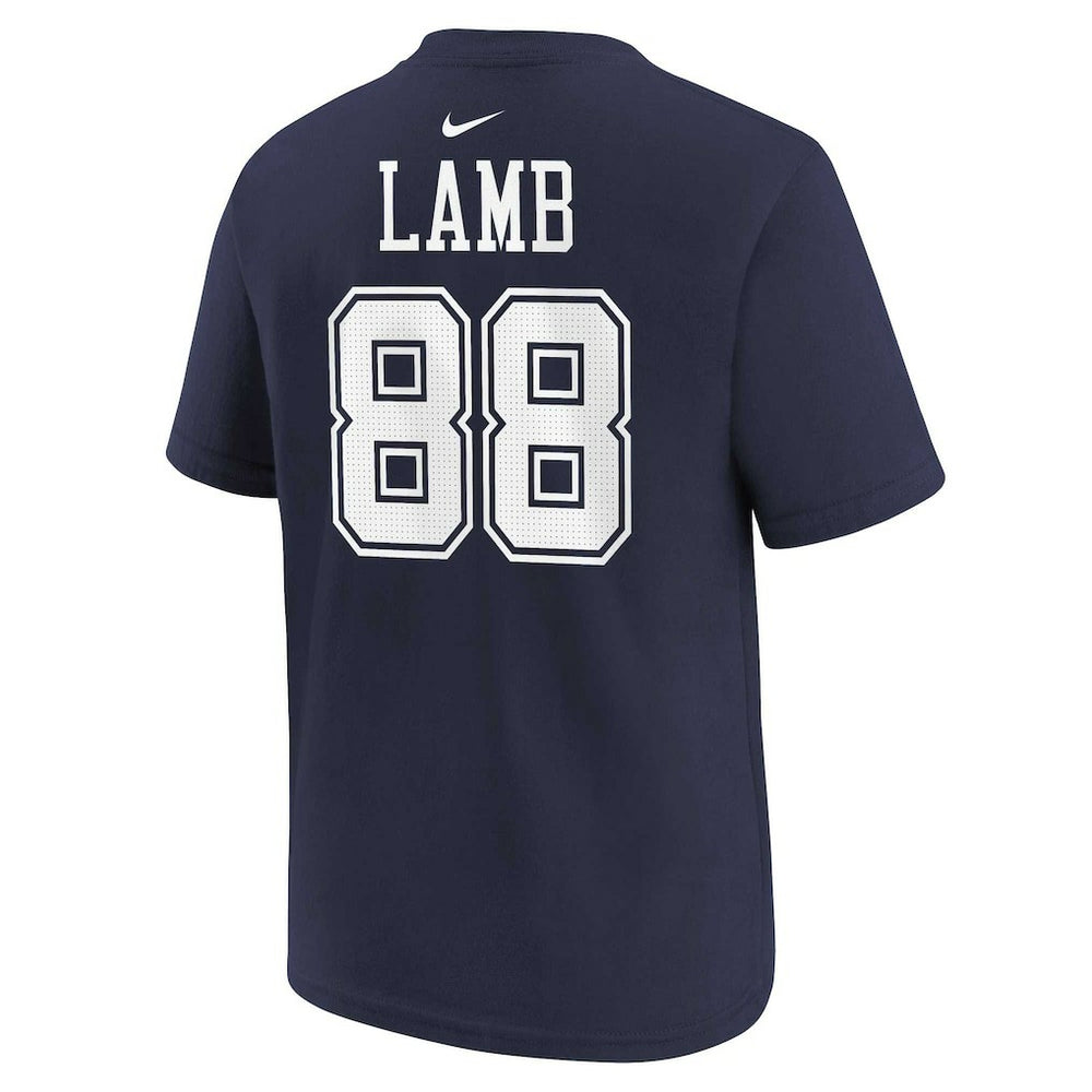 CeeDee Lamb Dallas Cowboys Preschool Player Name & Number T-Shirt Navy