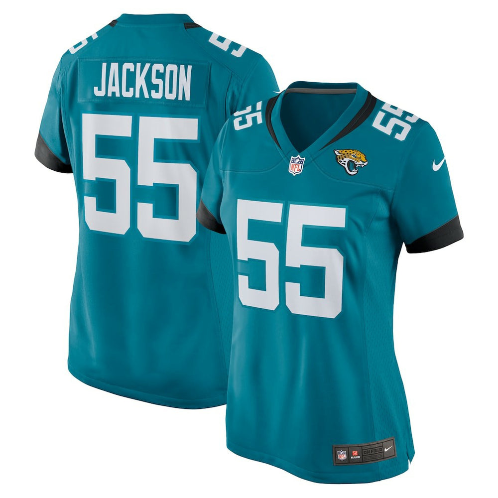 Dequan Jackson Jacksonville Jaguars Women's Game Jersey Teal