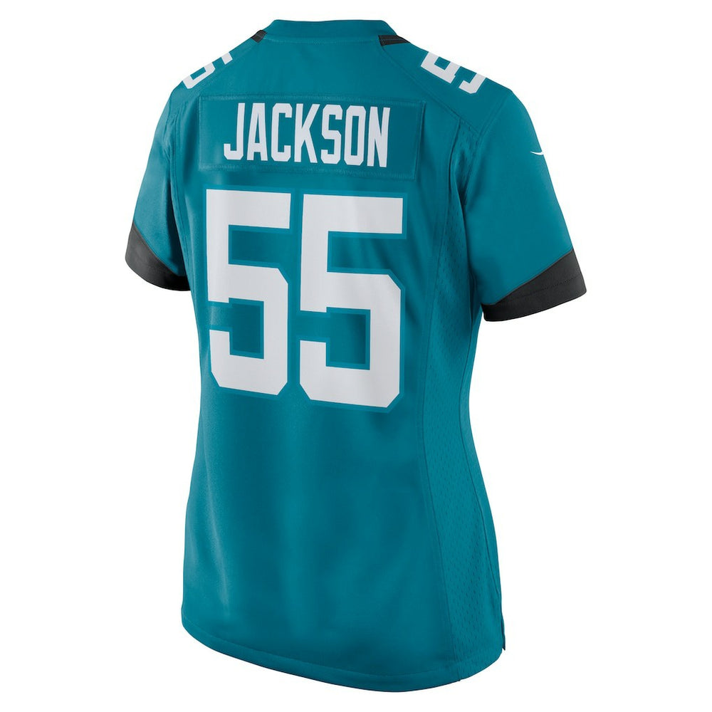 Dequan Jackson Jacksonville Jaguars Women's Game Jersey Teal