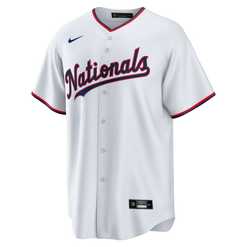 CJ Abrams Washington Nationals Nike Youth Home Replica Player Jersey - White Jerseys
