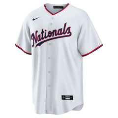 CJ Abrams Washington Nationals Nike Youth Home Replica Player Jersey - White Jerseys