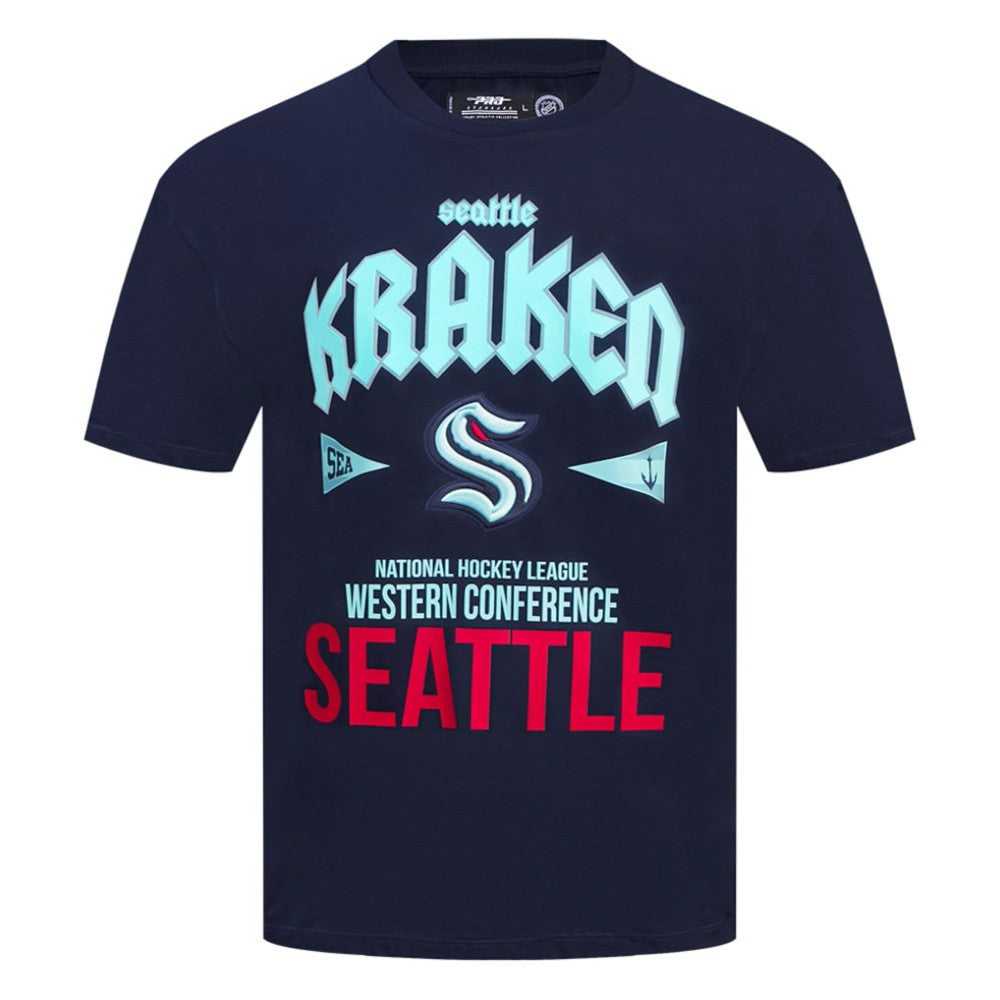 NHL Seattle Kraken Pro Standard City Tour T-Shirt - Deep Sea Blue