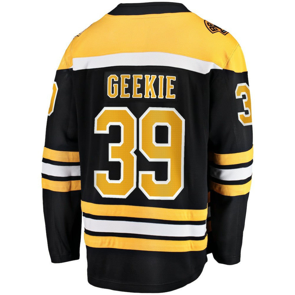 NHL Morgan Geekie Boston Bruins Fanatics Home Breakaway Jersey - Black