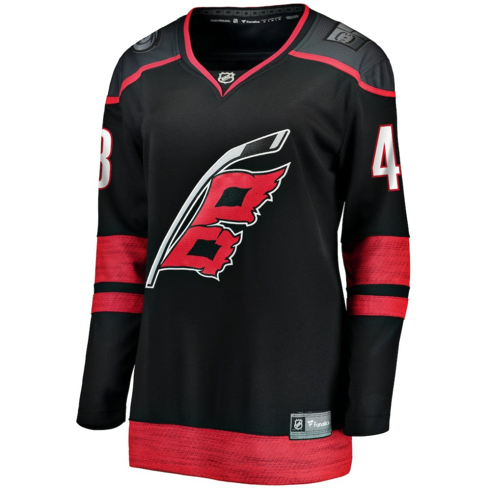 NHL Jordan Martinook Carolina Hurricanes Fanatics Women's Home Breakaway Player Jersey - Black