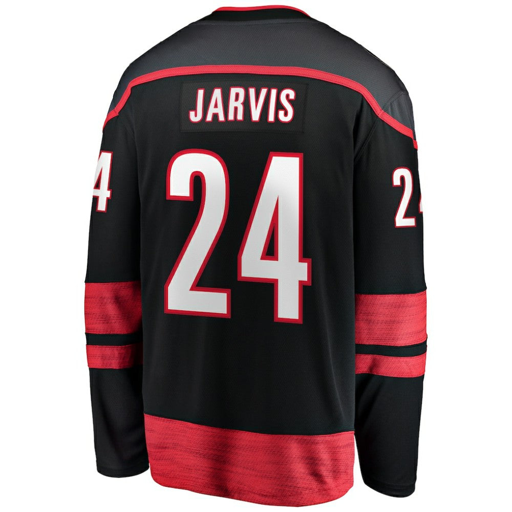NHL Seth Jarvis Carolina Hurricanes Fanatics Home Breakaway Jersey - Black