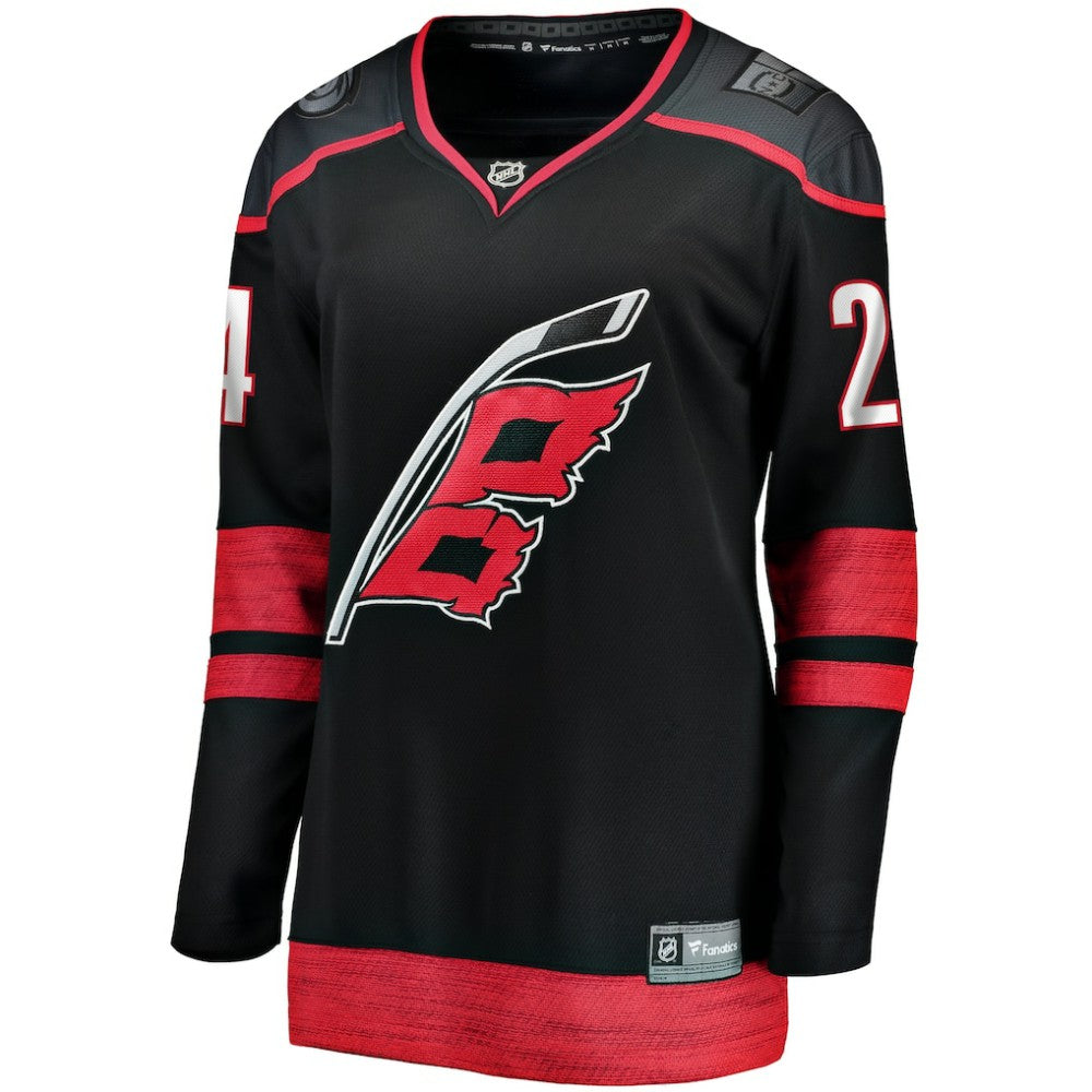 NHL Seth Jarvis Carolina Hurricanes Fanatics Women's Home Breakaway Player Jersey - Black