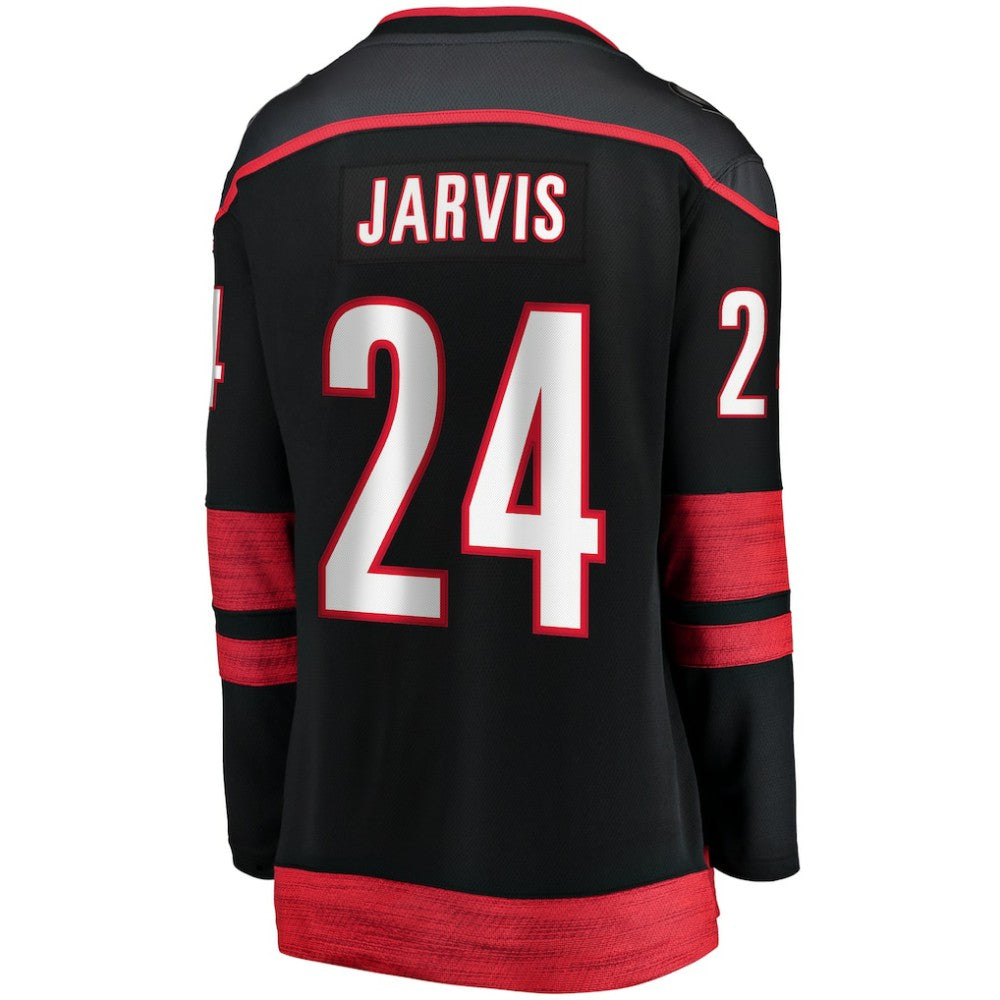 NHL Seth Jarvis Carolina Hurricanes Fanatics Women's Home Breakaway Player Jersey - Black