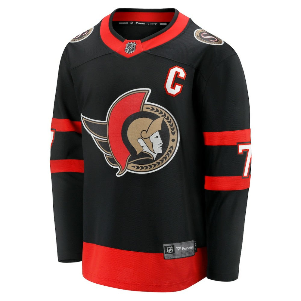 NHL Brady Tkachuk Ottawa Senators Fanatics Home Breakaway Jersey - Black