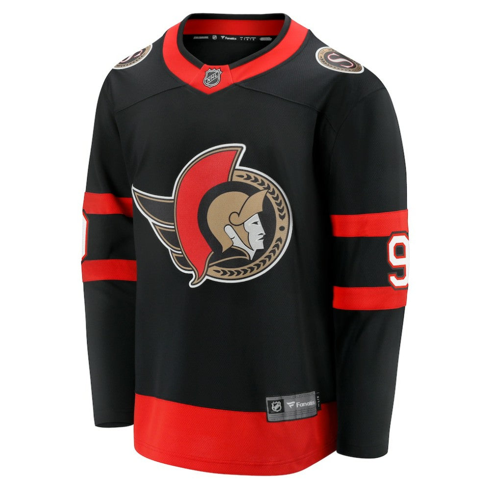 NHL Josh Norris Ottawa Senators Fanatics Home Breakaway Jersey - Black