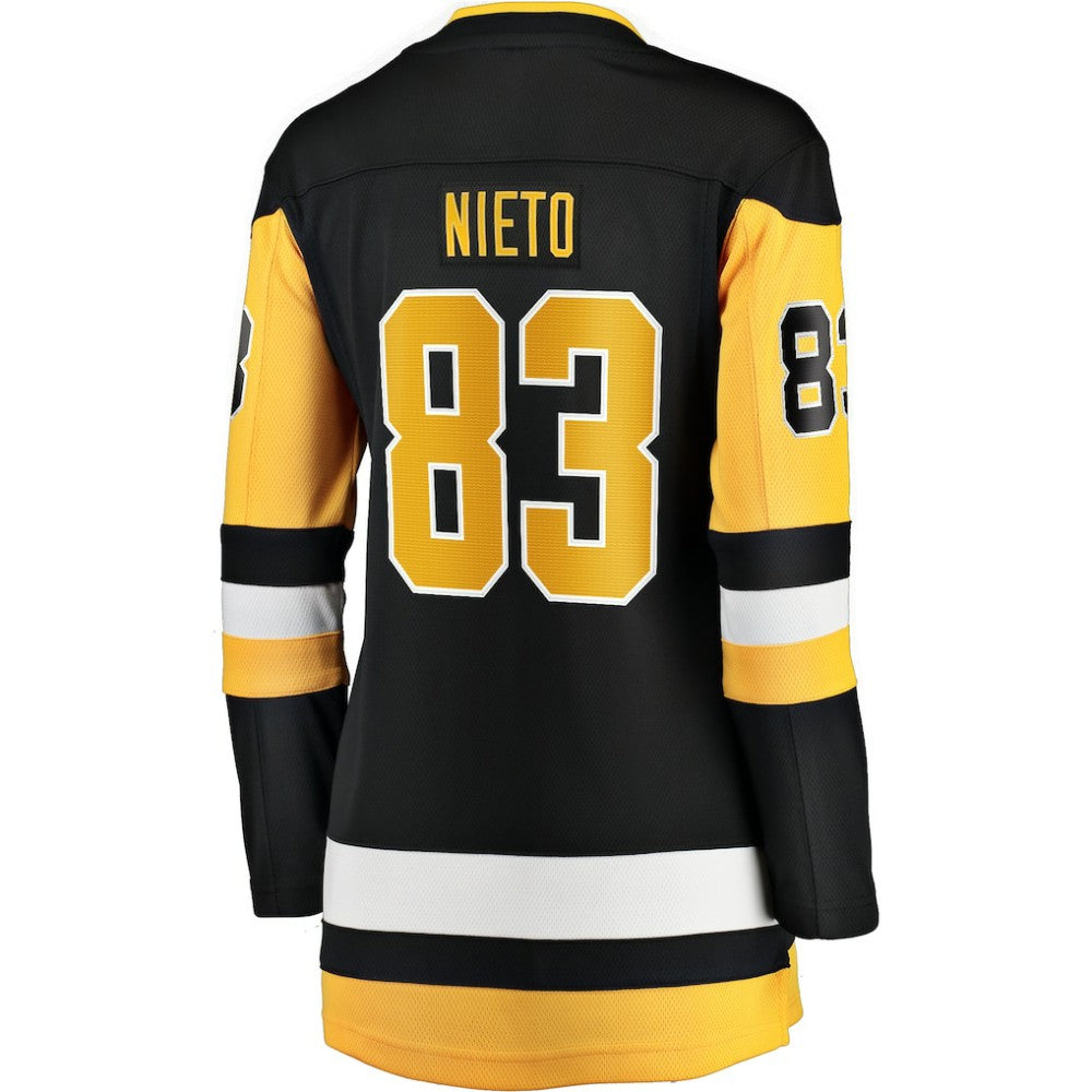 NHL Matt Nieto Pittsburgh Penguins Fanatics Women's Home Breakaway Player Jersey - Black