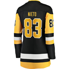 NHL Matt Nieto Pittsburgh Penguins Fanatics Women's Home Breakaway Player Jersey - Black