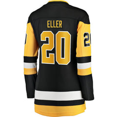 NHL Lars Eller Pittsburgh Penguins Fanatics Women's Home Breakaway Player Jersey - Black