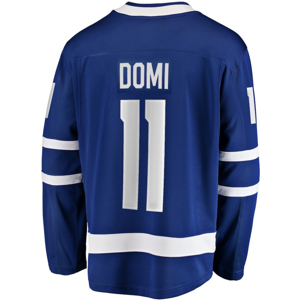 NHL Max Domi Toronto Maple Leafs Fanatics Home Breakaway Jersey - Blue