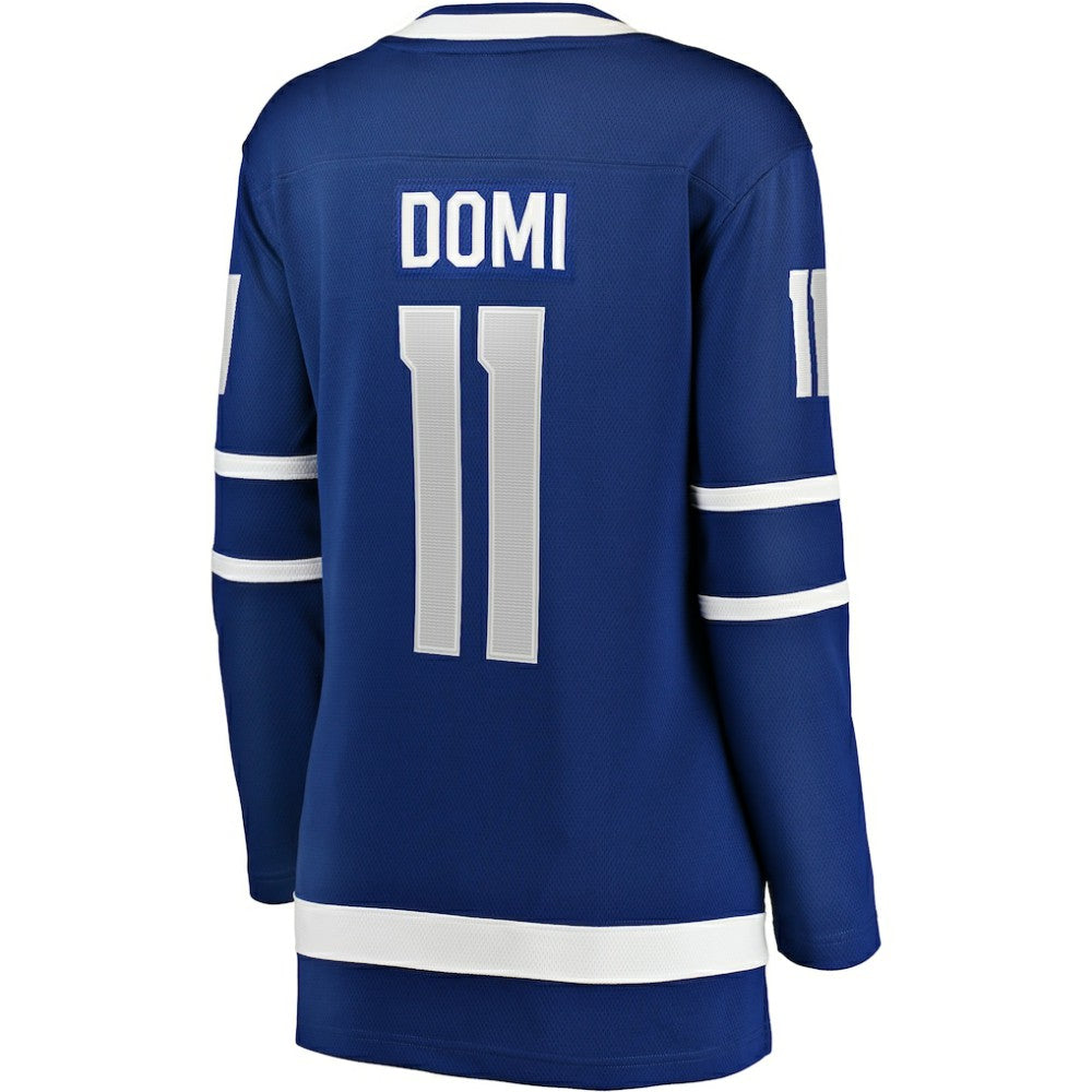NHL Max Domi Toronto Maple Leafs Fanatics Women's Home Breakaway Player Jersey - Blue
