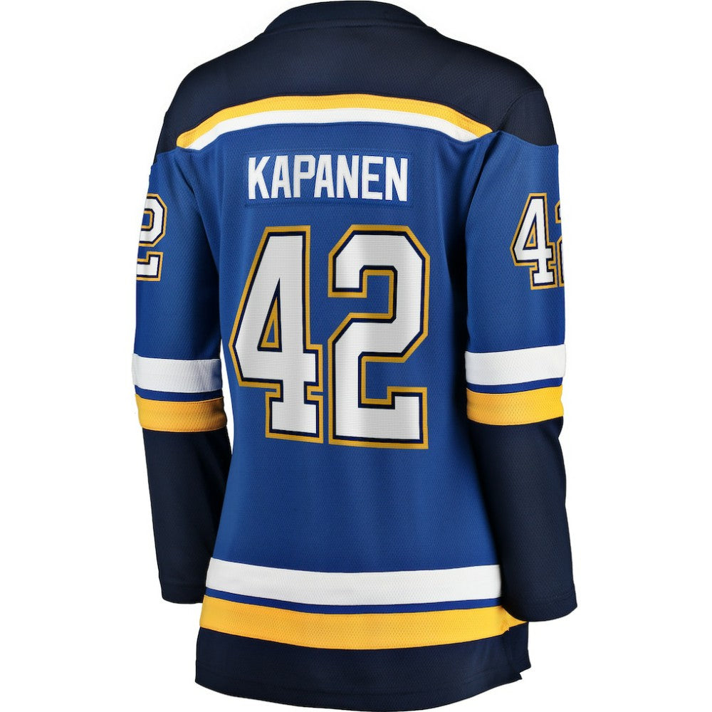 NHL Kasperi Kapanen St. Louis Blues Fanatics Women's Home Breakaway Player Jersey - Blue