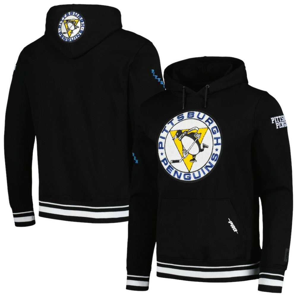 NHL Pittsburgh Penguins Pro Standard Retro Classic Fleece Pullover Hoodie - Black