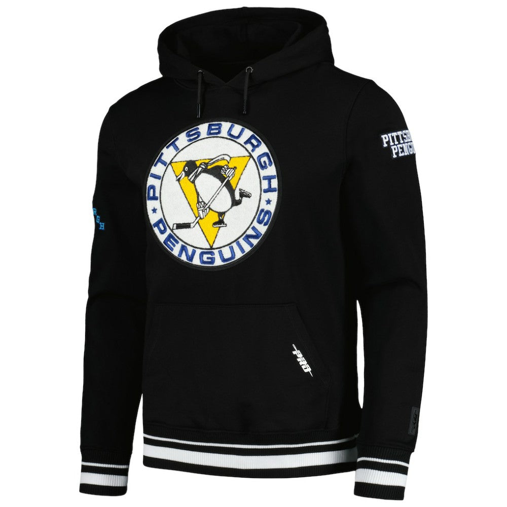 NHL Pittsburgh Penguins Pro Standard Retro Classic Fleece Pullover Hoodie - Black