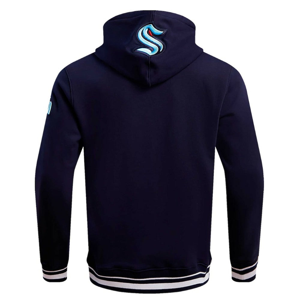 NHL Seattle Kraken Pro Standard Retro Classic Fleece Pullover Hoodie - Deep Sea Blue