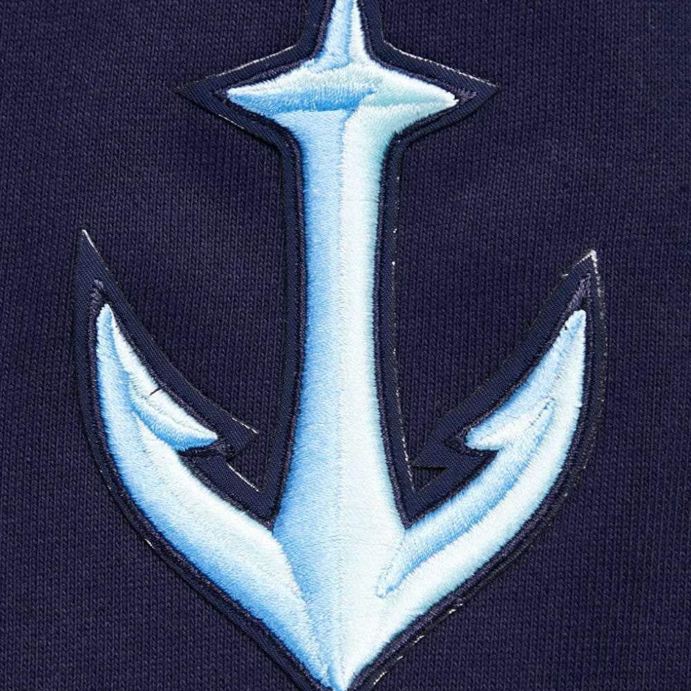 NHL Seattle Kraken Pro Standard Retro Classic Fleece Pullover Hoodie - Deep Sea Blue