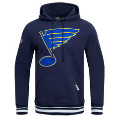 NHL St. Louis Blues Pro Standard Retro Classic Fleece Pullover Hoodie - Navy