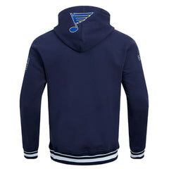 NHL St. Louis Blues Pro Standard Retro Classic Fleece Pullover Hoodie - Navy