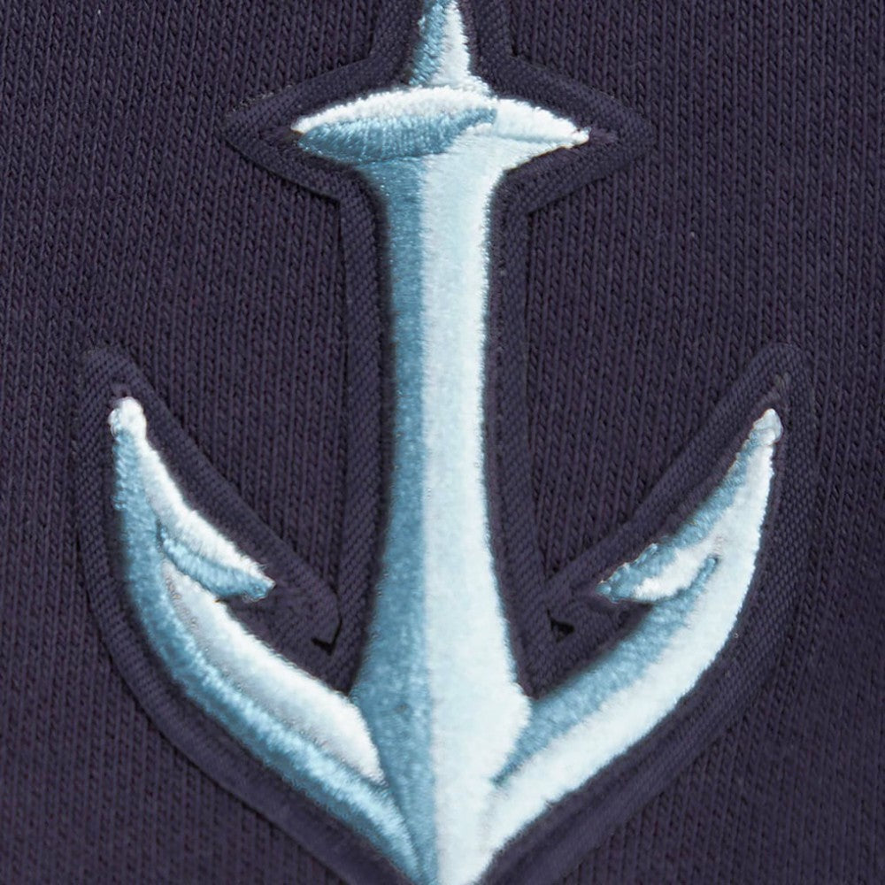 NHL Seattle Kraken Pro Standard Women's Mascot Crewneck Pullover Sweatshirt - Deep Sea Blue