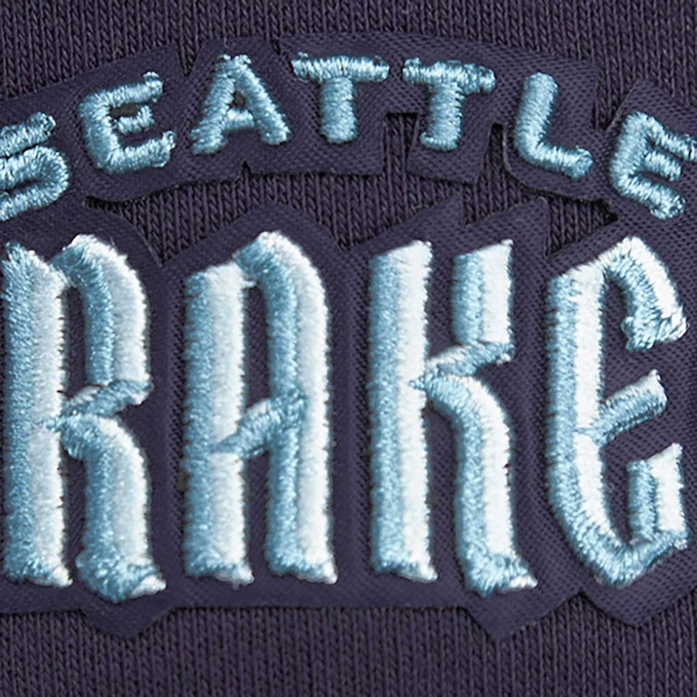 NHL Seattle Kraken Pro Standard Women's Mascot Crewneck Pullover Sweatshirt - Deep Sea Blue