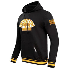 NHL Boston Bruins Pro Standard Retro Classic Fleece Pullover Hoodie - Black