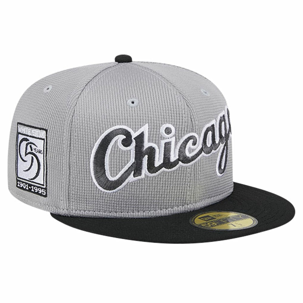 Chicago White Sox New Era Pivot Mesh 59FIFTY Fitted Hat - Gray Hats