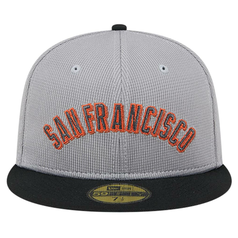 San Francisco Giants New Era Pivot Mesh 59FIFTY Fitted Hat - Gray Hats