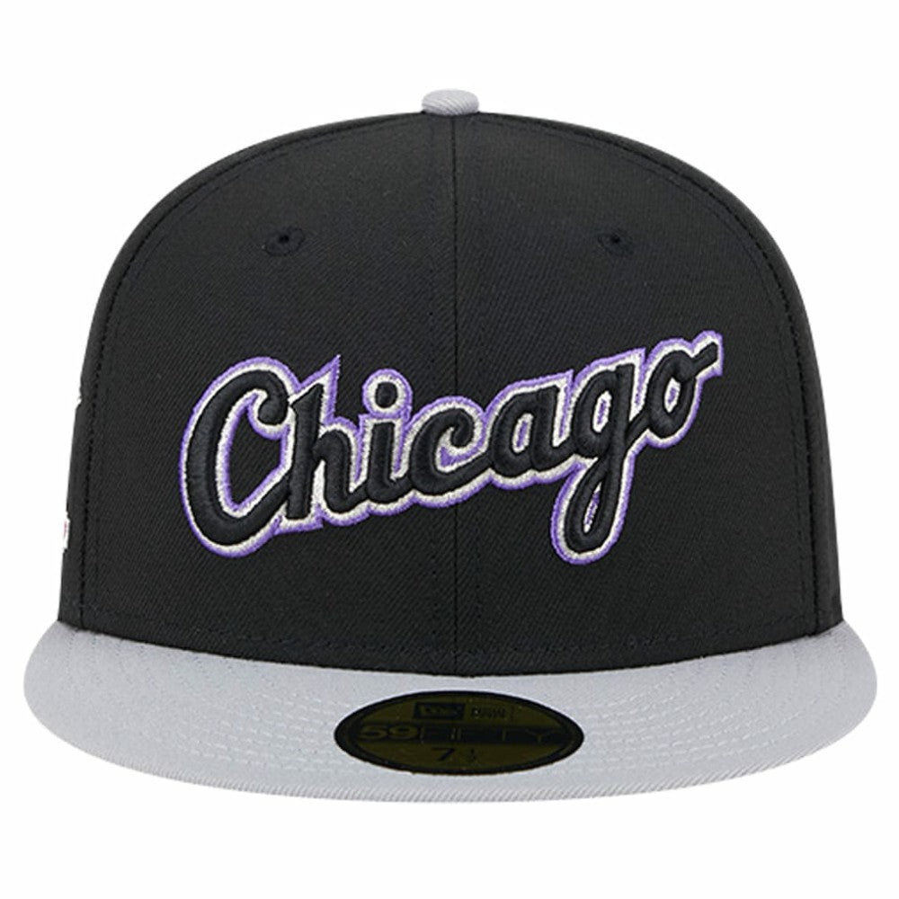 Chicago White Sox New Era  Retro Spring Training 59FIFTY Fitted Hat - Black Hats