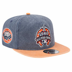 Houston Astros New Era 1986 MLB All-Star Game Pigment Dye Golfer  Snapback Hat - Navy/Orange Hats