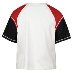 Chicago Bulls '47 Women's Premier Raglan Cropped T-Shirt Cream