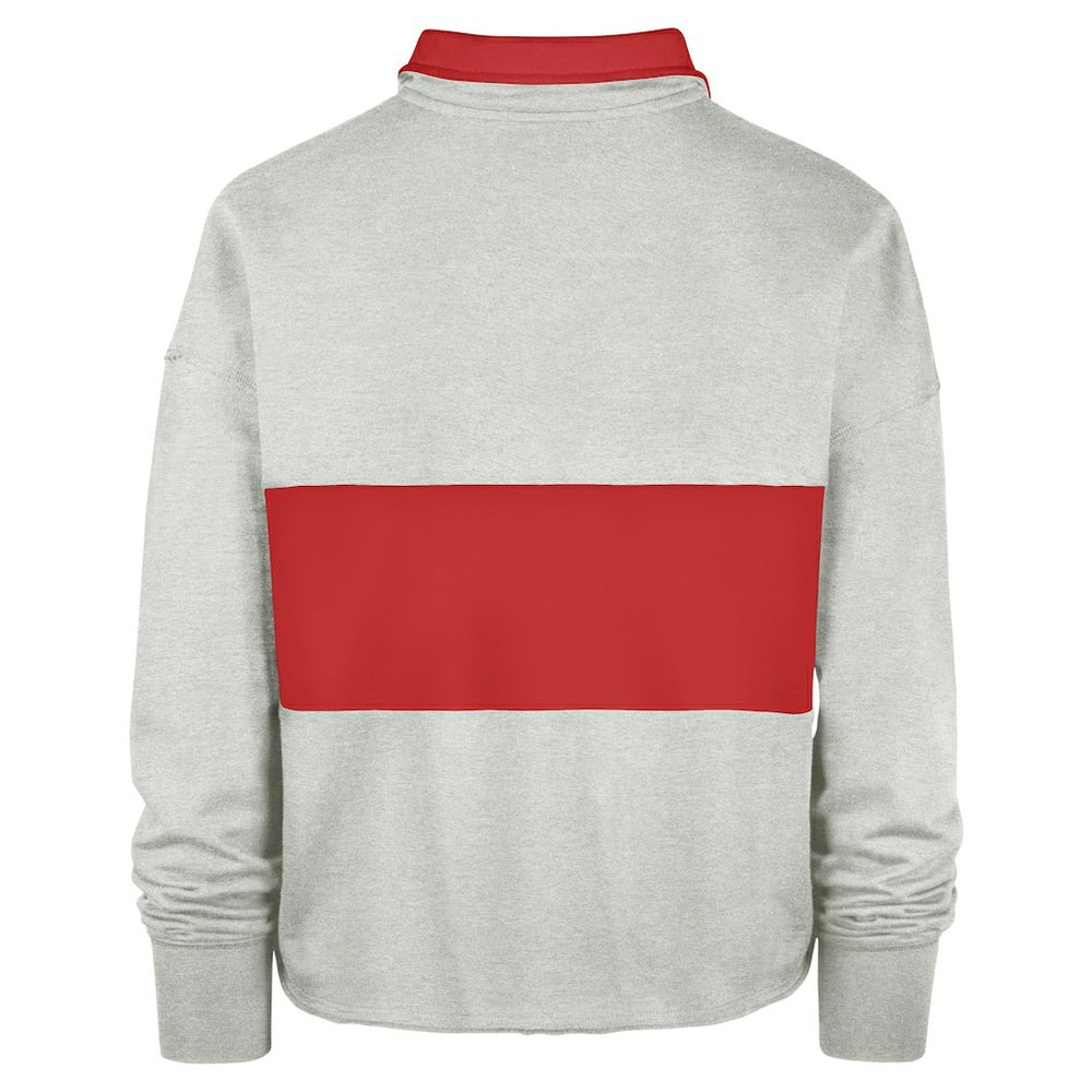 Chicago Bulls '47 Women's Breakthrough Remi Quarter-Zip Jacket Heather Gray