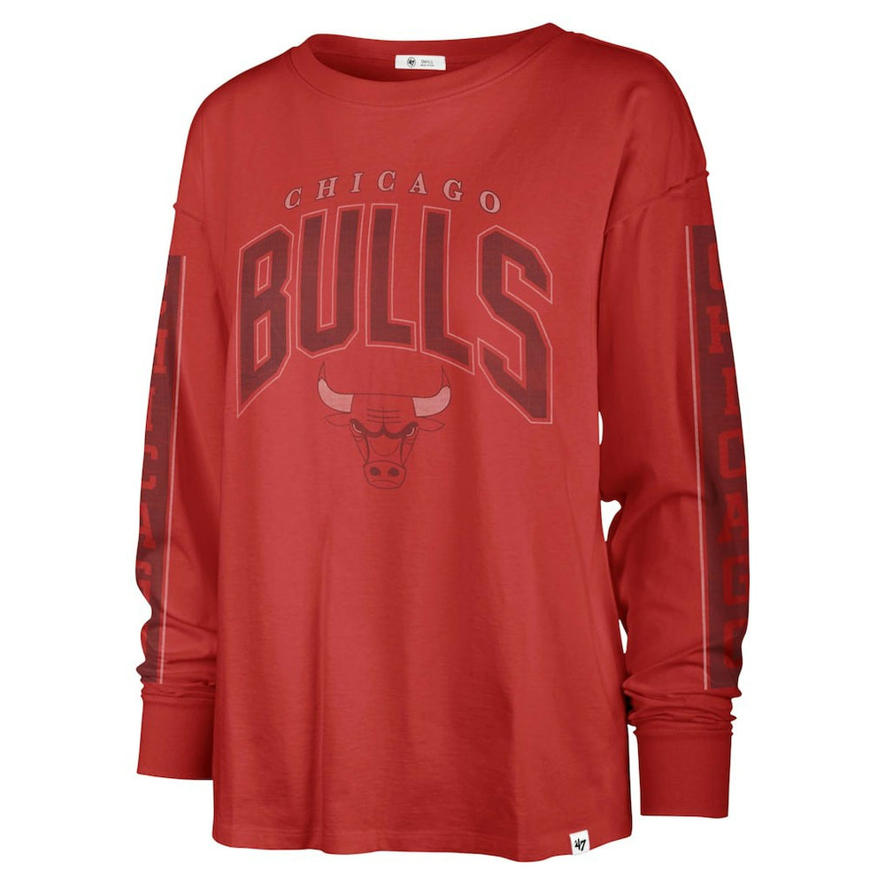 Chicago Bulls '47 Women's Tomcat Long Sleeve T-Shirt Red