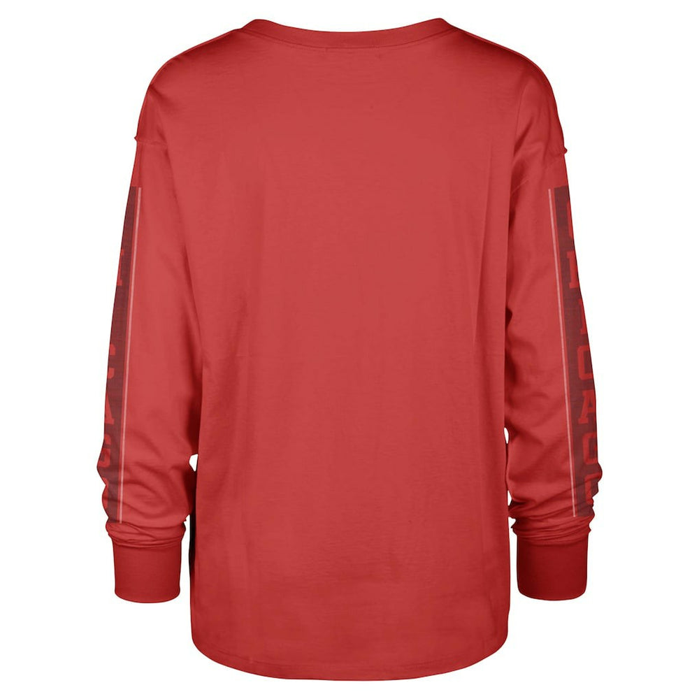 Chicago Bulls '47 Women's Tomcat Long Sleeve T-Shirt Red