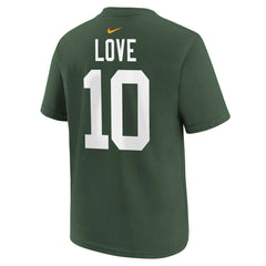 Jordan Love Green Bay Packers Preschool Player Name & Number T-Shirt Green