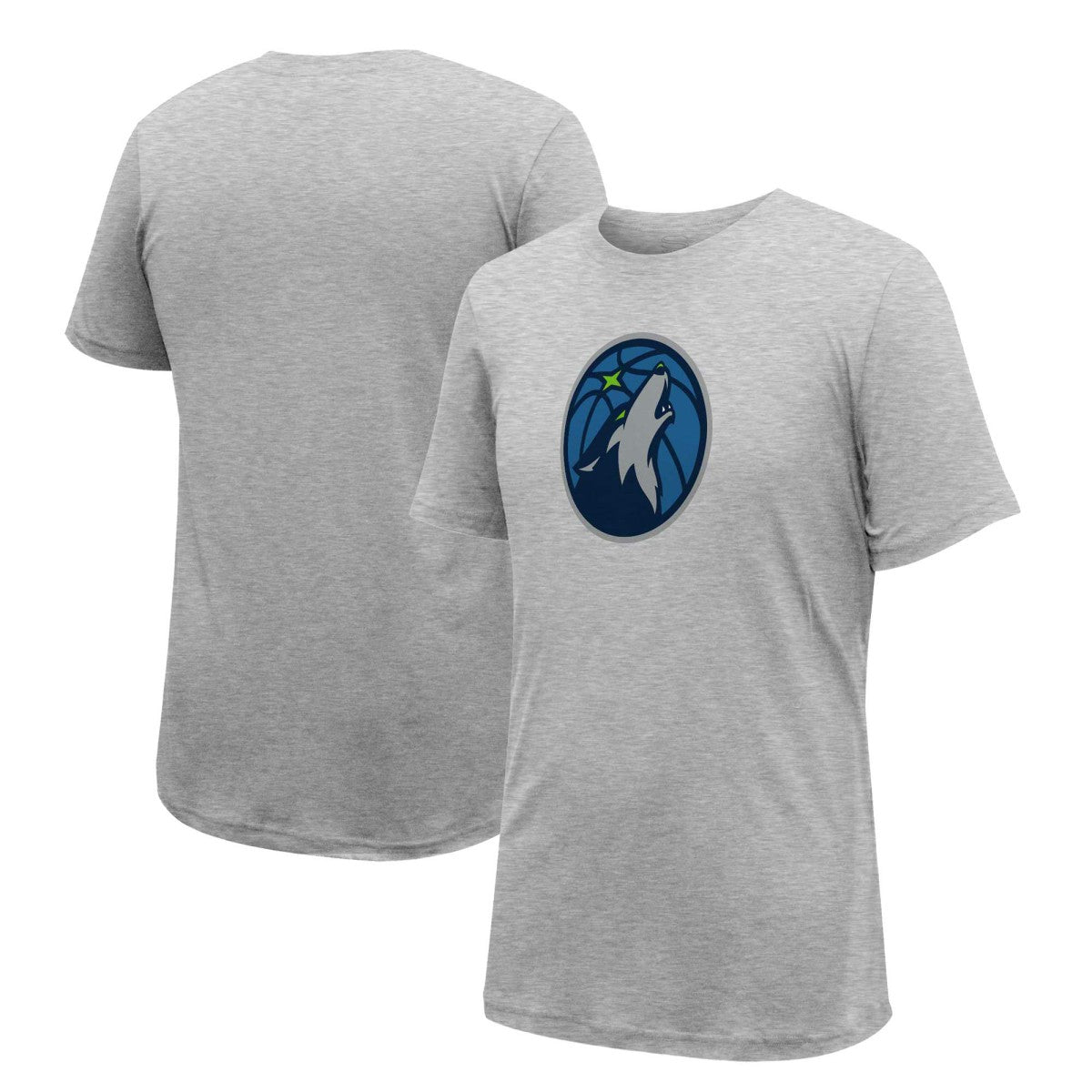 Minnesota Timberwolves Stadium Essentials Unisex Primary Logo T-Shirt Gray