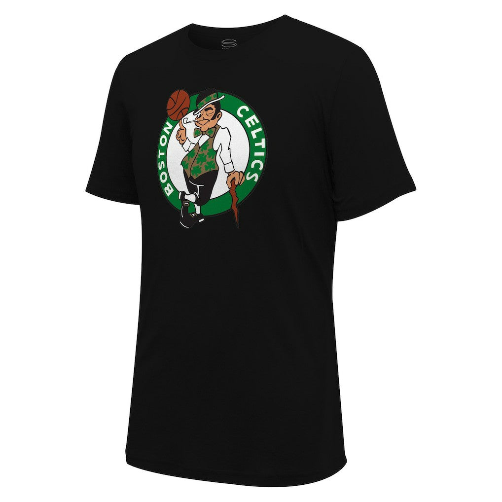Boston Celtics Stadium Essentials Unisex Primary Logo T-Shirt Black