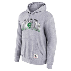 Philadelphia Eagles Pocket Passer Pullover Hoodie Heather Gray
